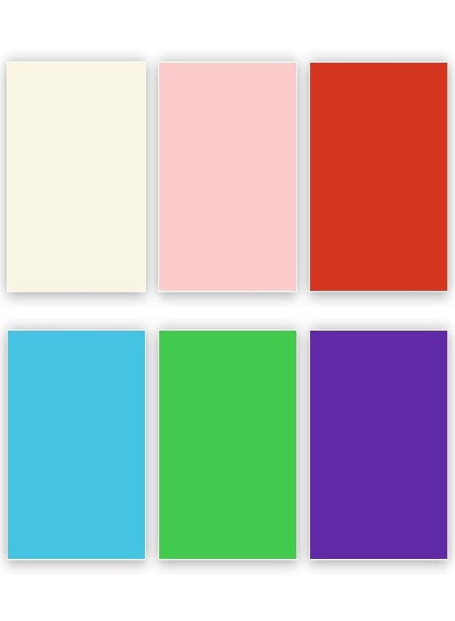Boerni Solid Plain Neutral Rainbow Vibrant Color All-Occasion Gift Wrapping Paper 6 sheets 6 Glossy Colors 24.7 sq.ft.,flat gift wrap for scrapbook,Birthdays,Anniversary,Christmas,weddings and More - Image 3